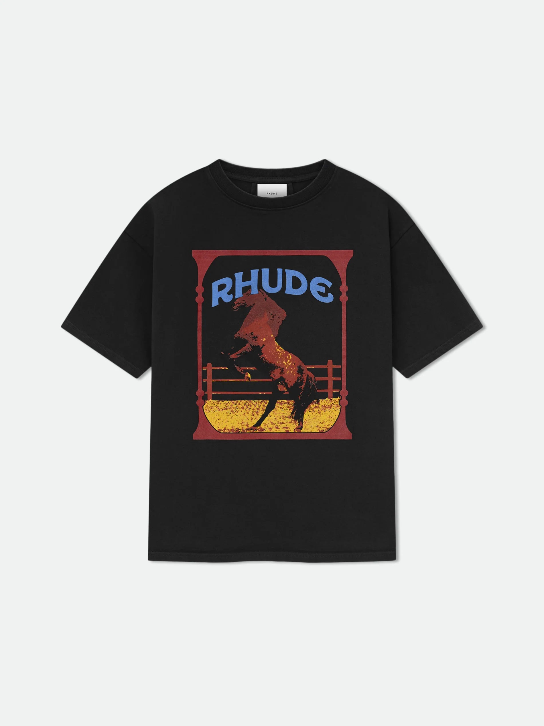Rhude "Cadre" Black T-Shirt
