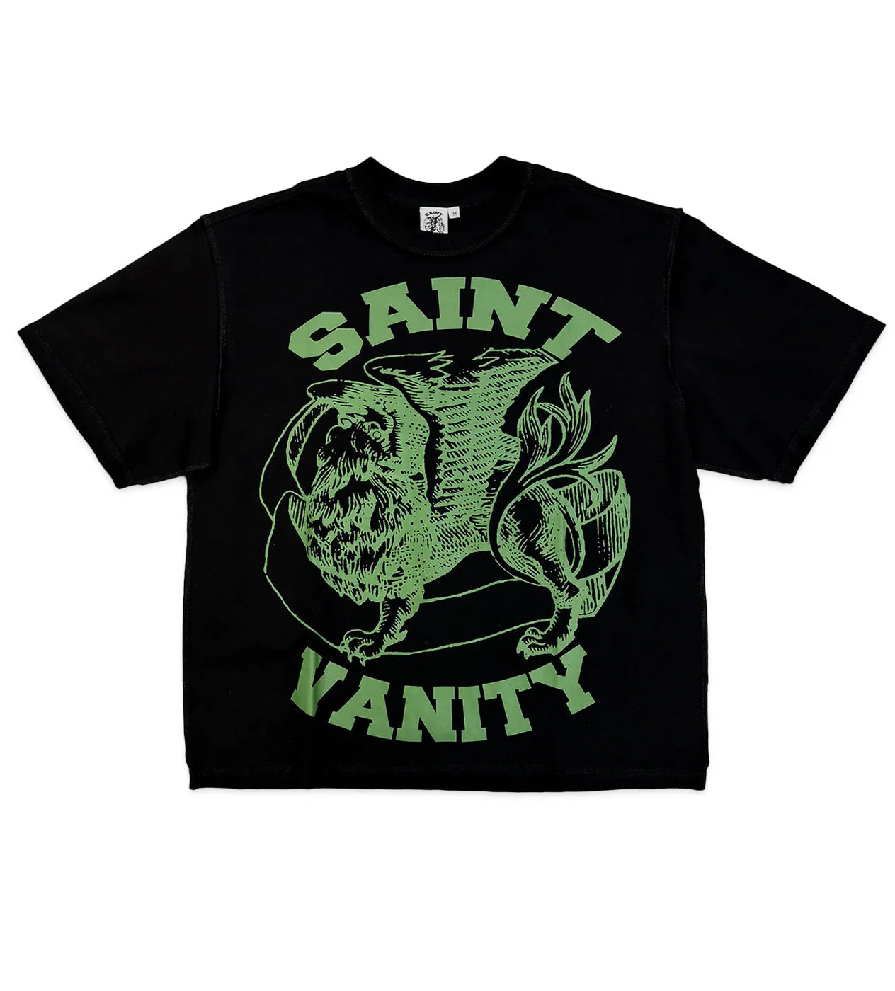 Saint Vanity "Griffin" Black/Green T-Shirt