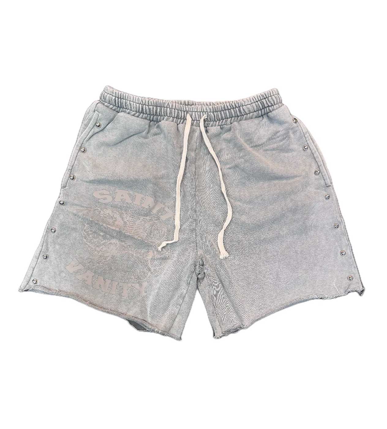 Saint Vanity "French Terry" Grey Shorts