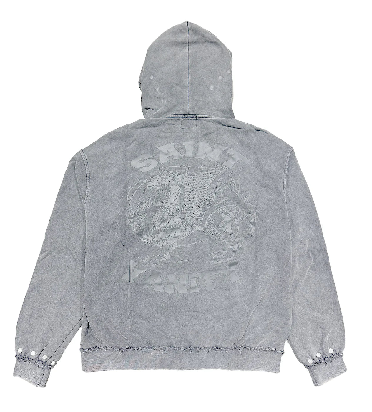 Saint Vanity "French Terry" Grey Zip-Up