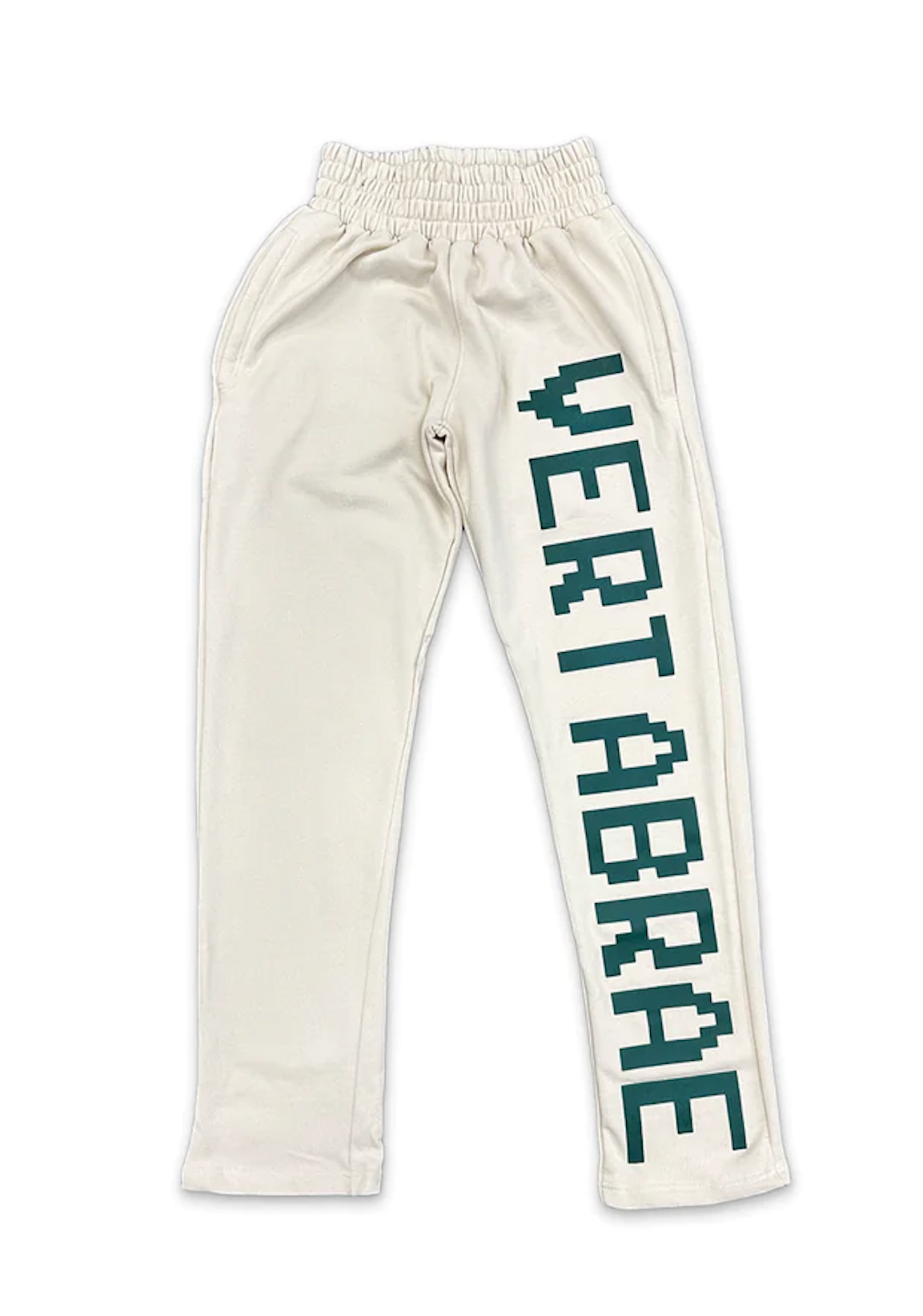 Vertabrae Cream/Green Sweat Pants