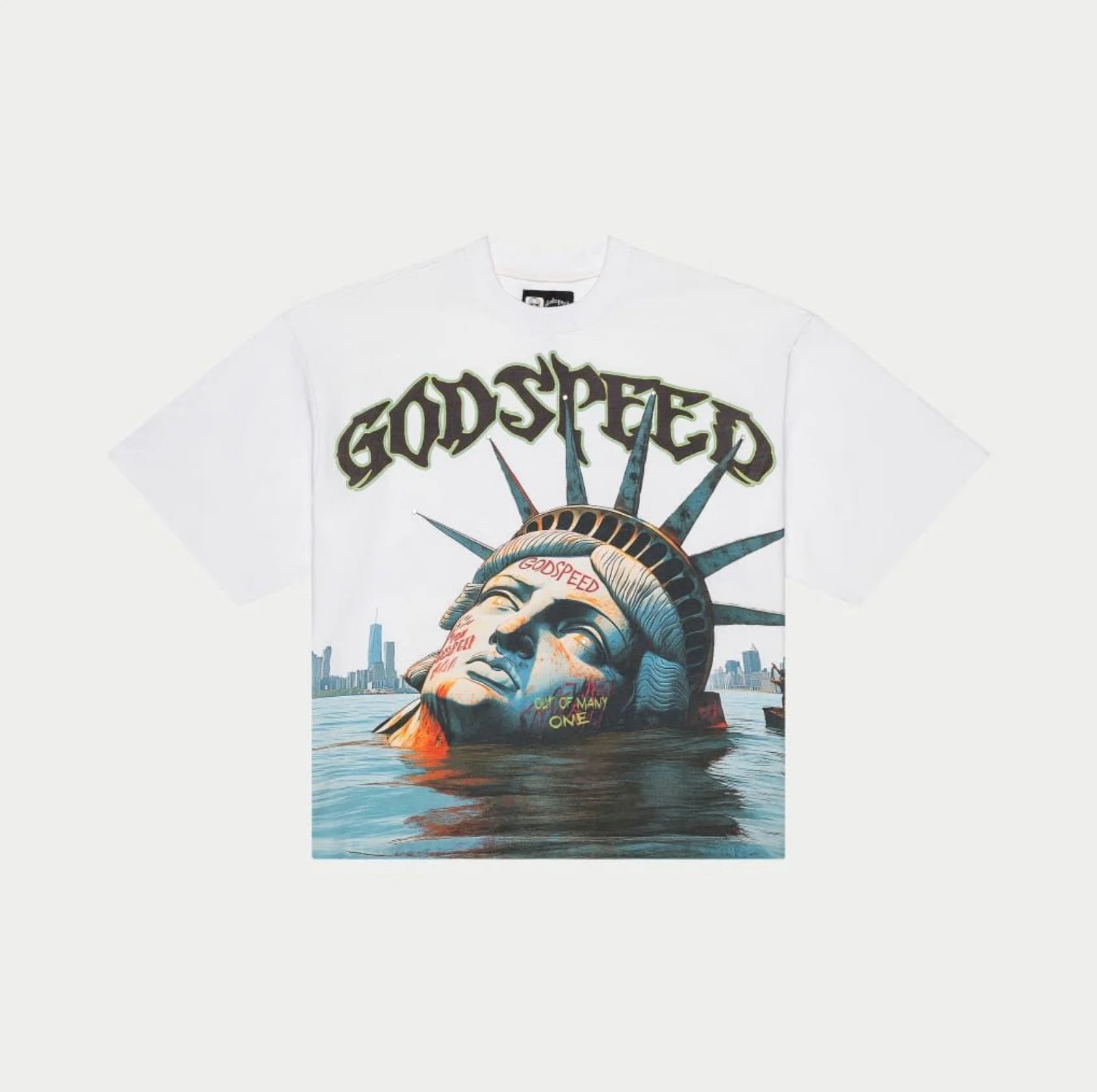 Godspeed Sunken Liberty T-Shirt (White)