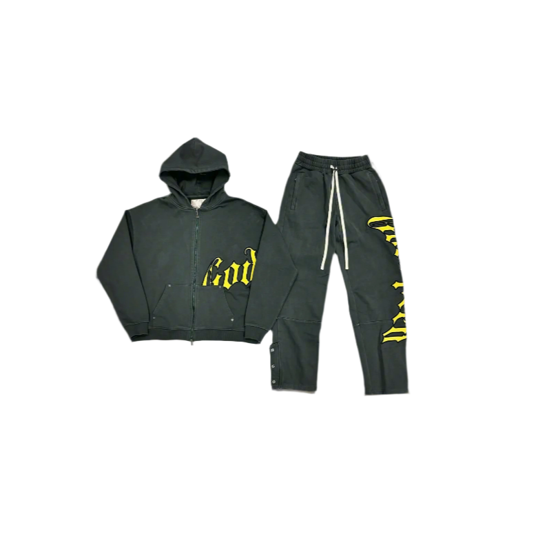 Godspeed (Charcoal/Yellow) Full Sweatsuit