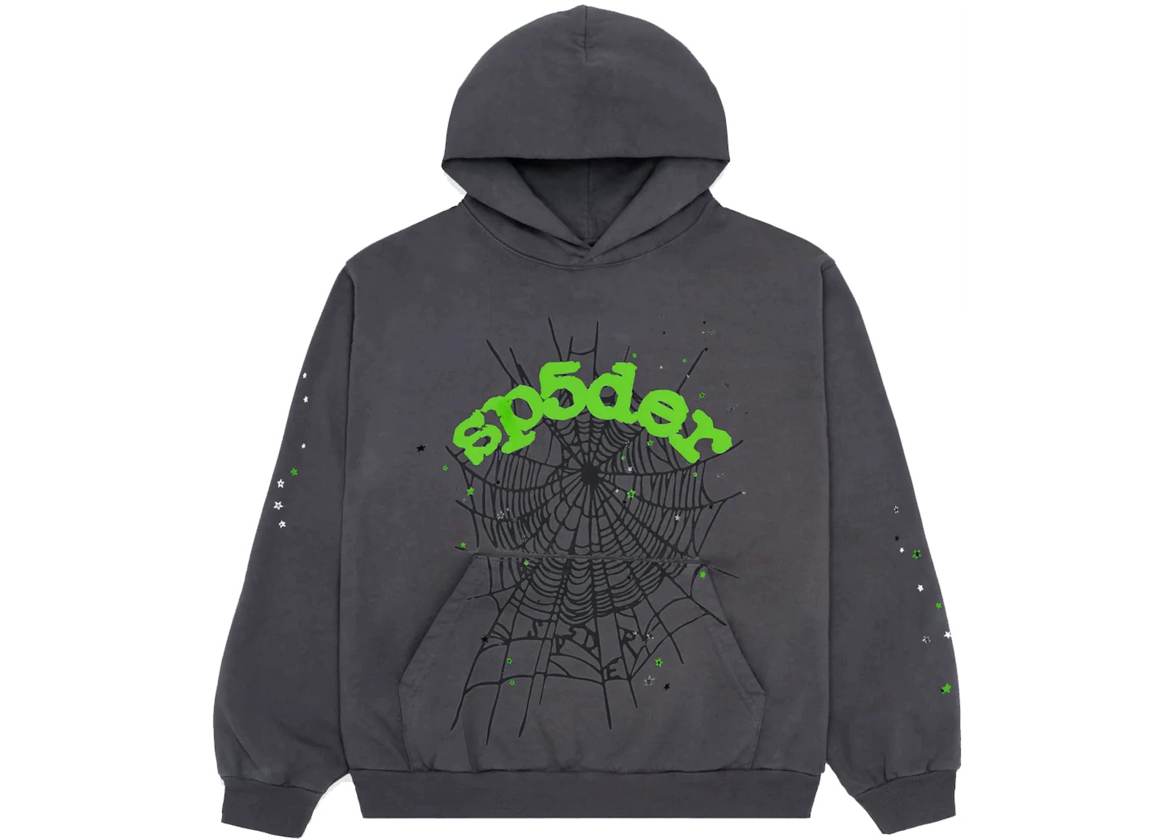 Sp5der Worldwide "Slate Grey" Hoodie