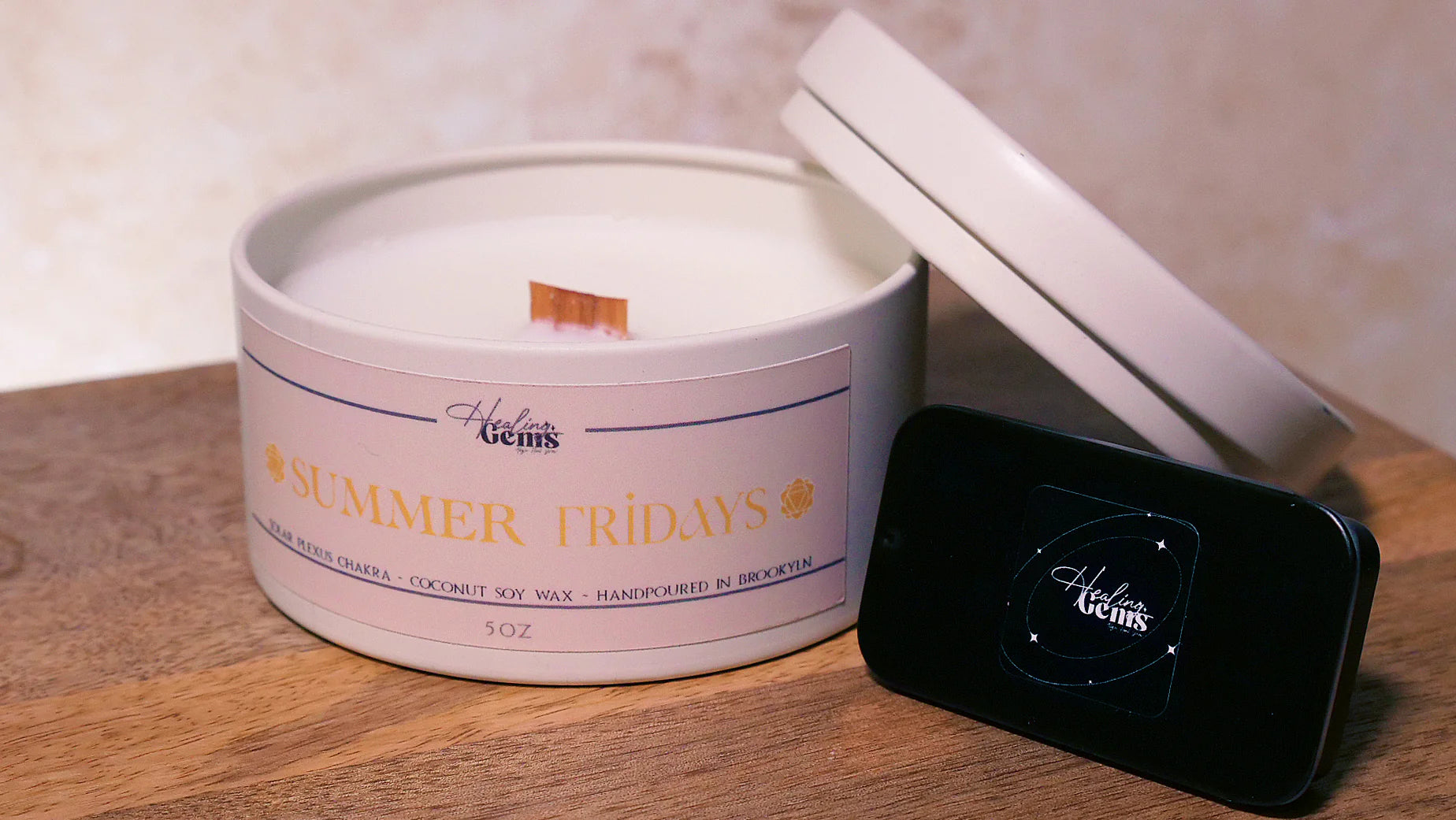 Healing Gems "Summer Fridays" Candle