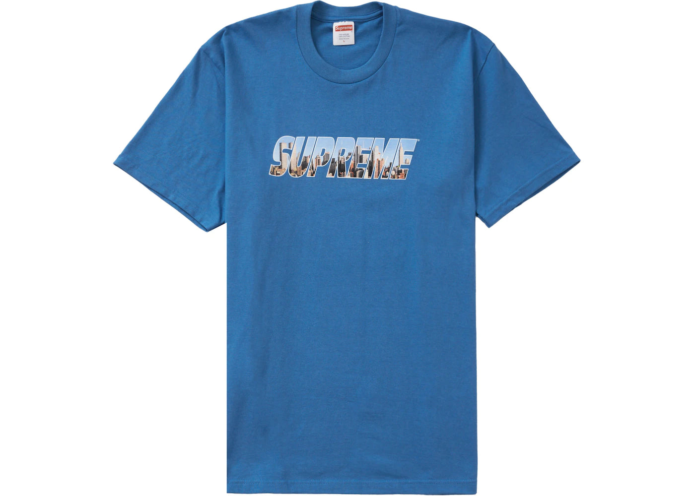 Supreme Gotham Faded Blue Tee