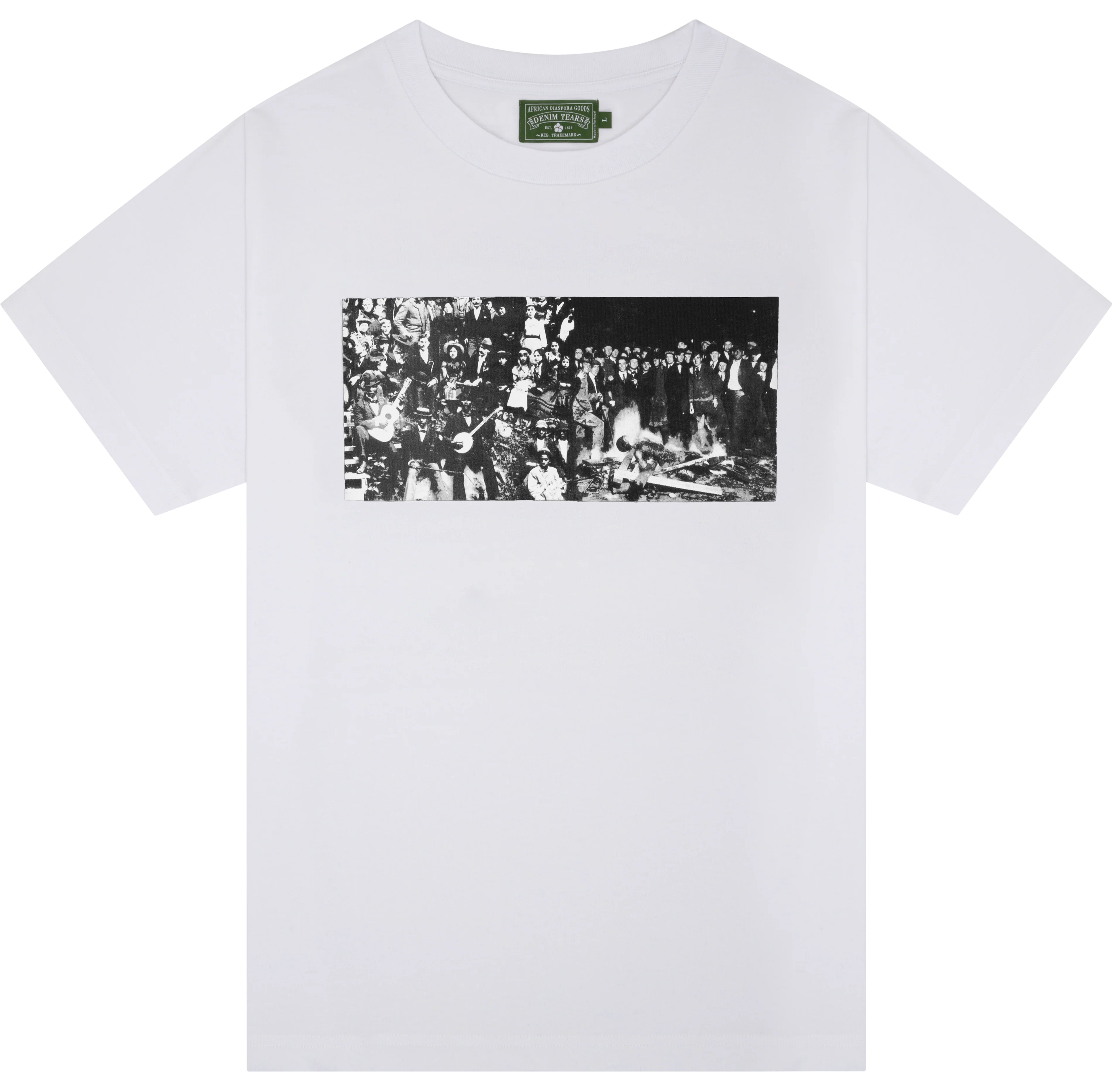 Denim Tears "Black Entertainment" White T-Shirt