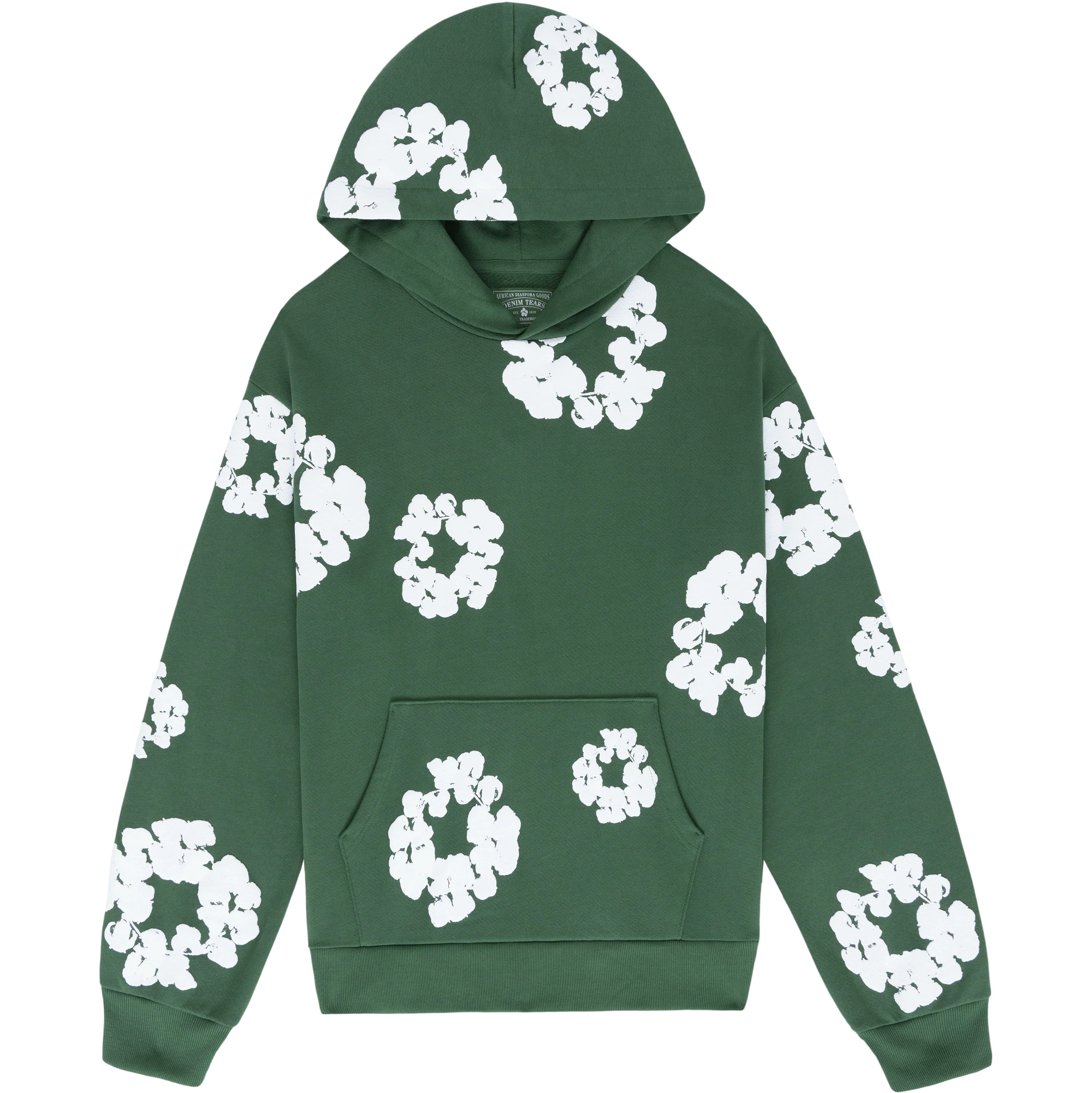 Denim Tears Green Hoodie