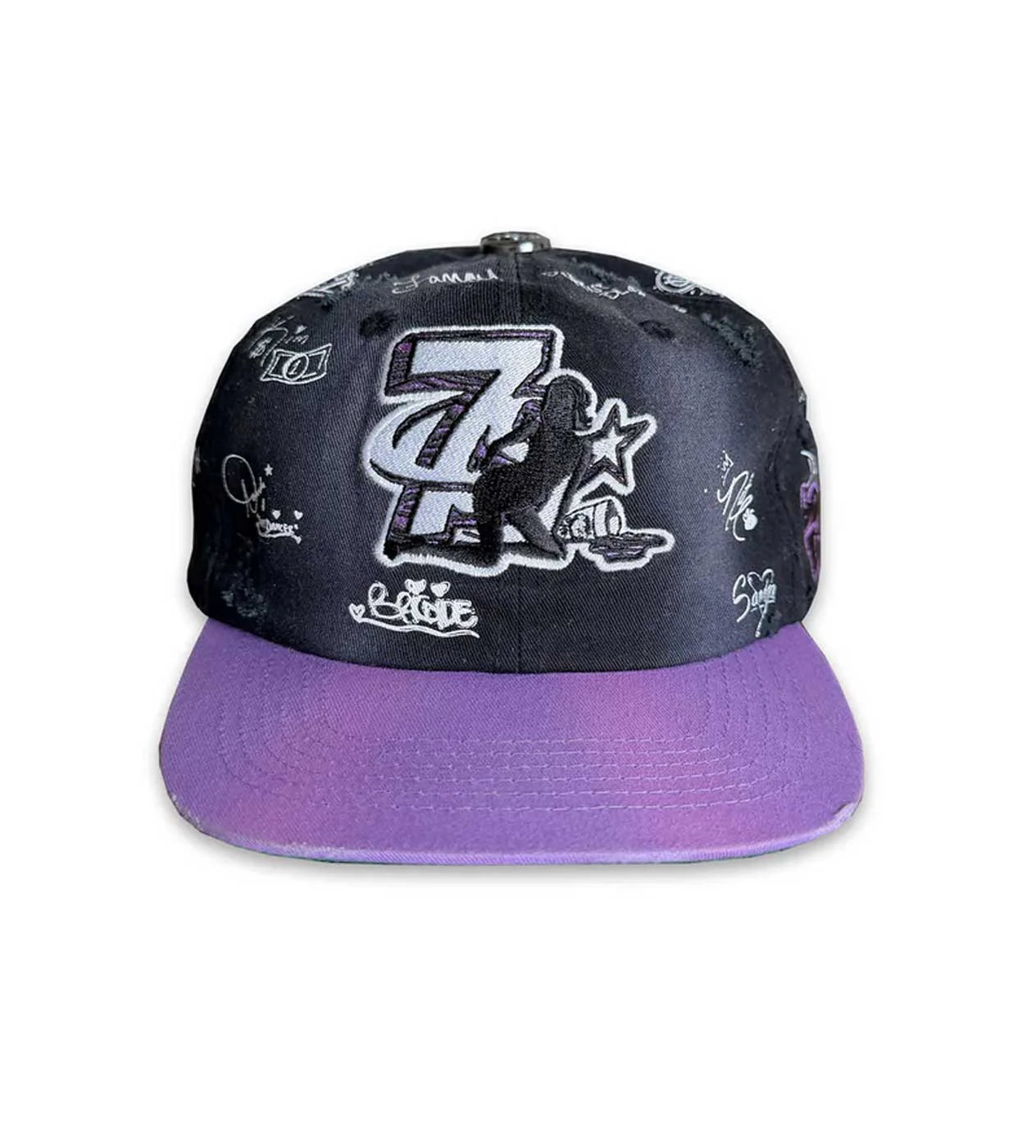 Triple 7s "Trap" Black Snapback