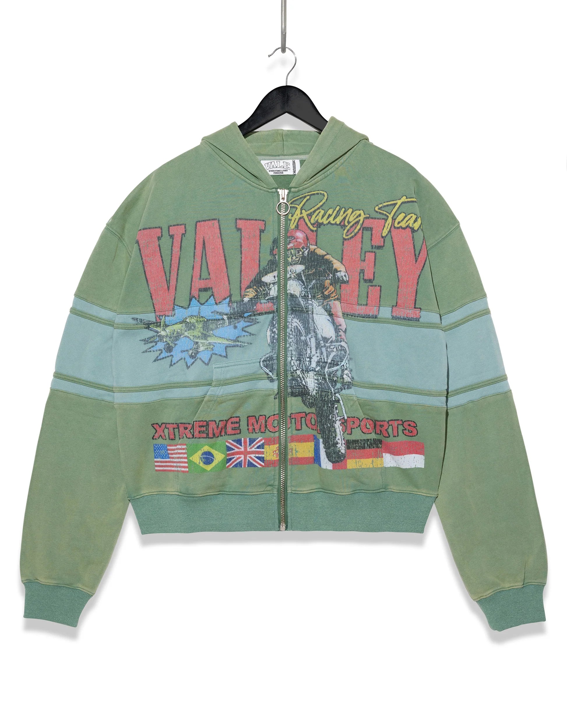 Vale "Xtreme Motocross" Zip Up Hoodie