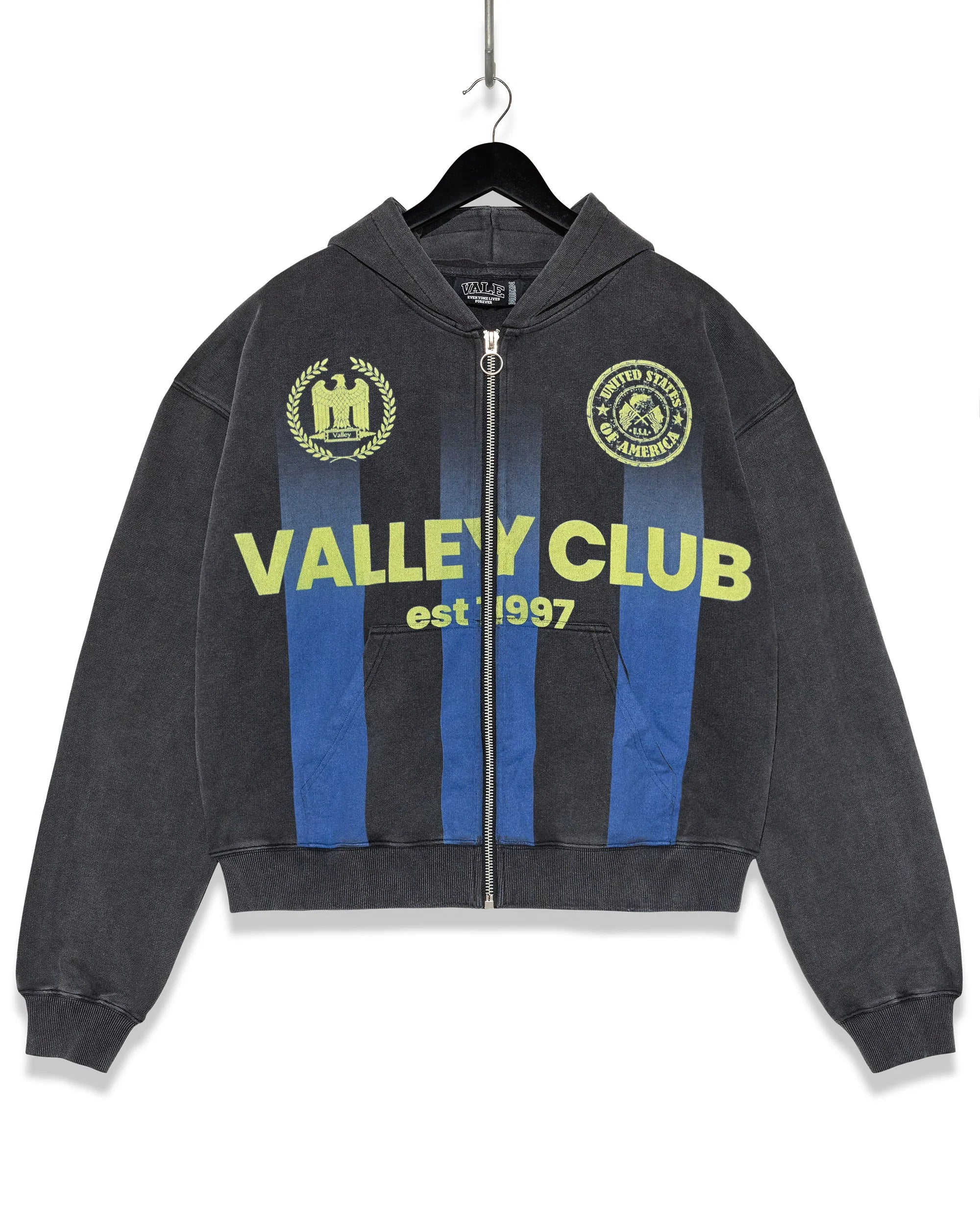 Vale "Futball" Zip Up Hoodie