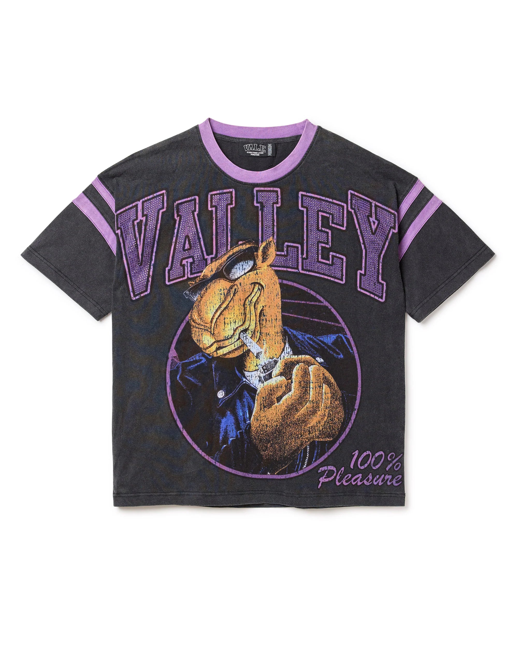 Vale "Purple Rays" Bling T-Shirt