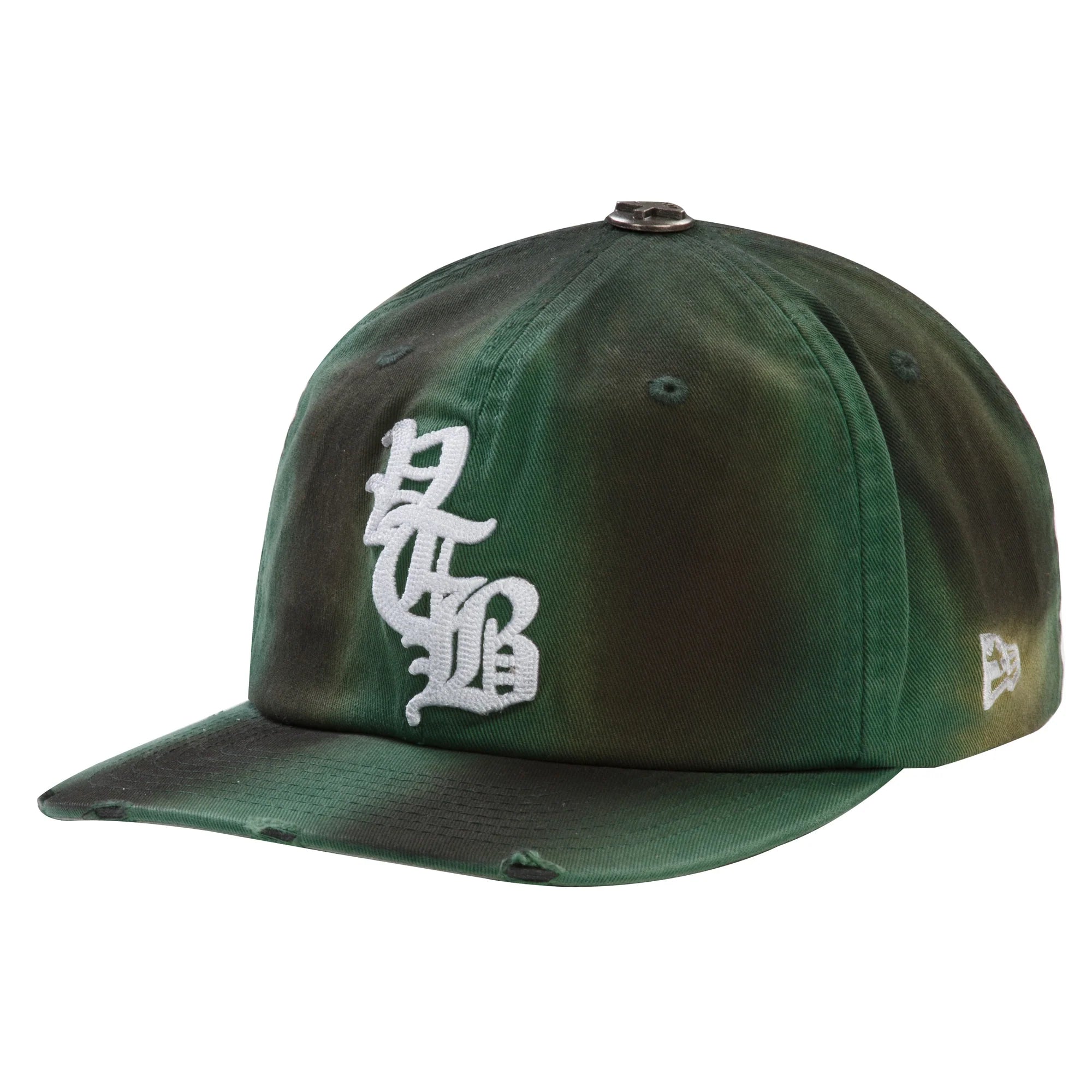 Vertabrae "Distressed Green" Snapback