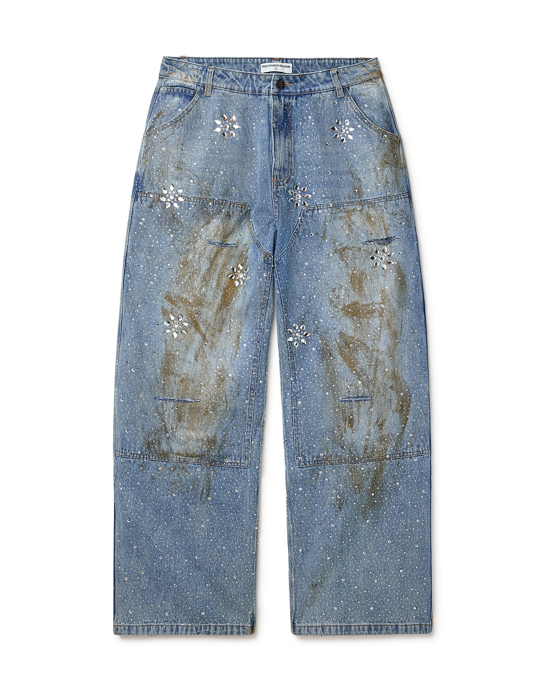 Vale Blue Crystal Painter Denim