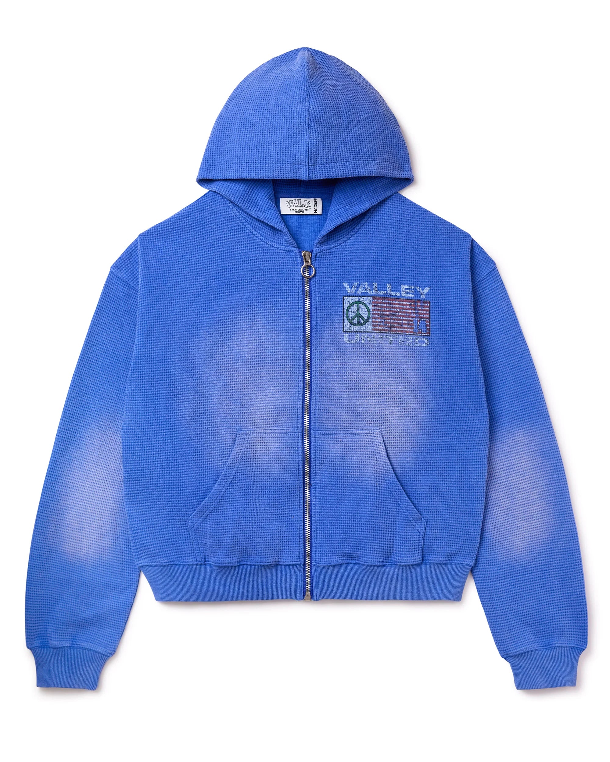 Vale (United) Blue Zip-Up Hoodie