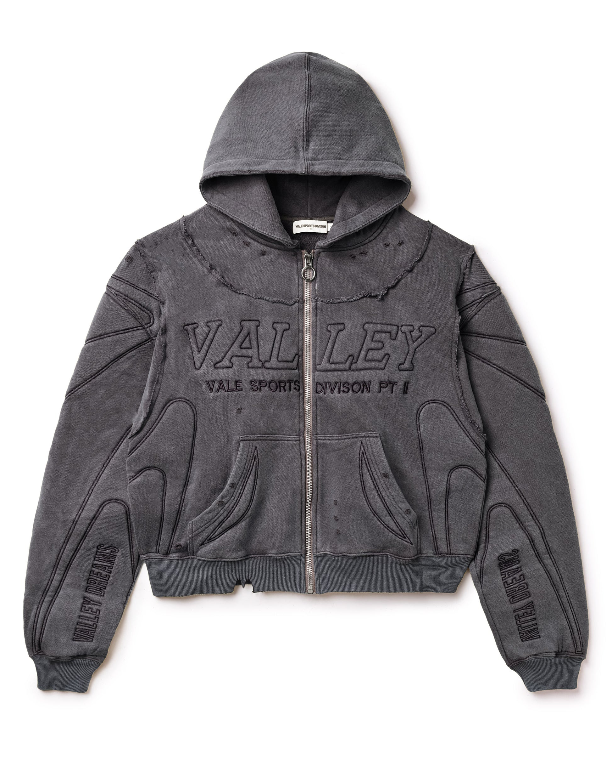 Vale "Armored" Black Zip-Up