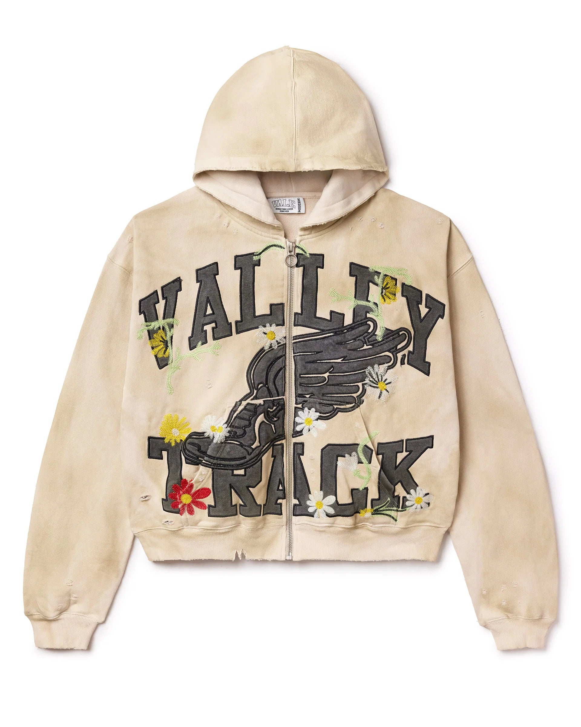 Vale "Bone Garden" Zip-Up Hoodie