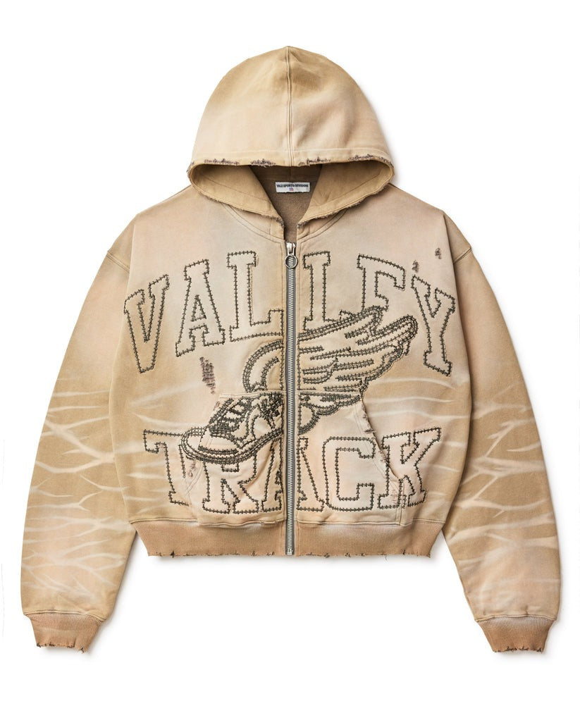 Vale "Sand Garden" Zip-Up Hoodie