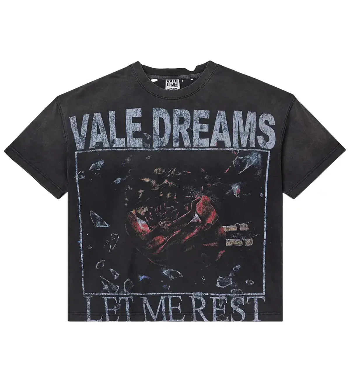 Vale "Red Dress" Black T-Shirt