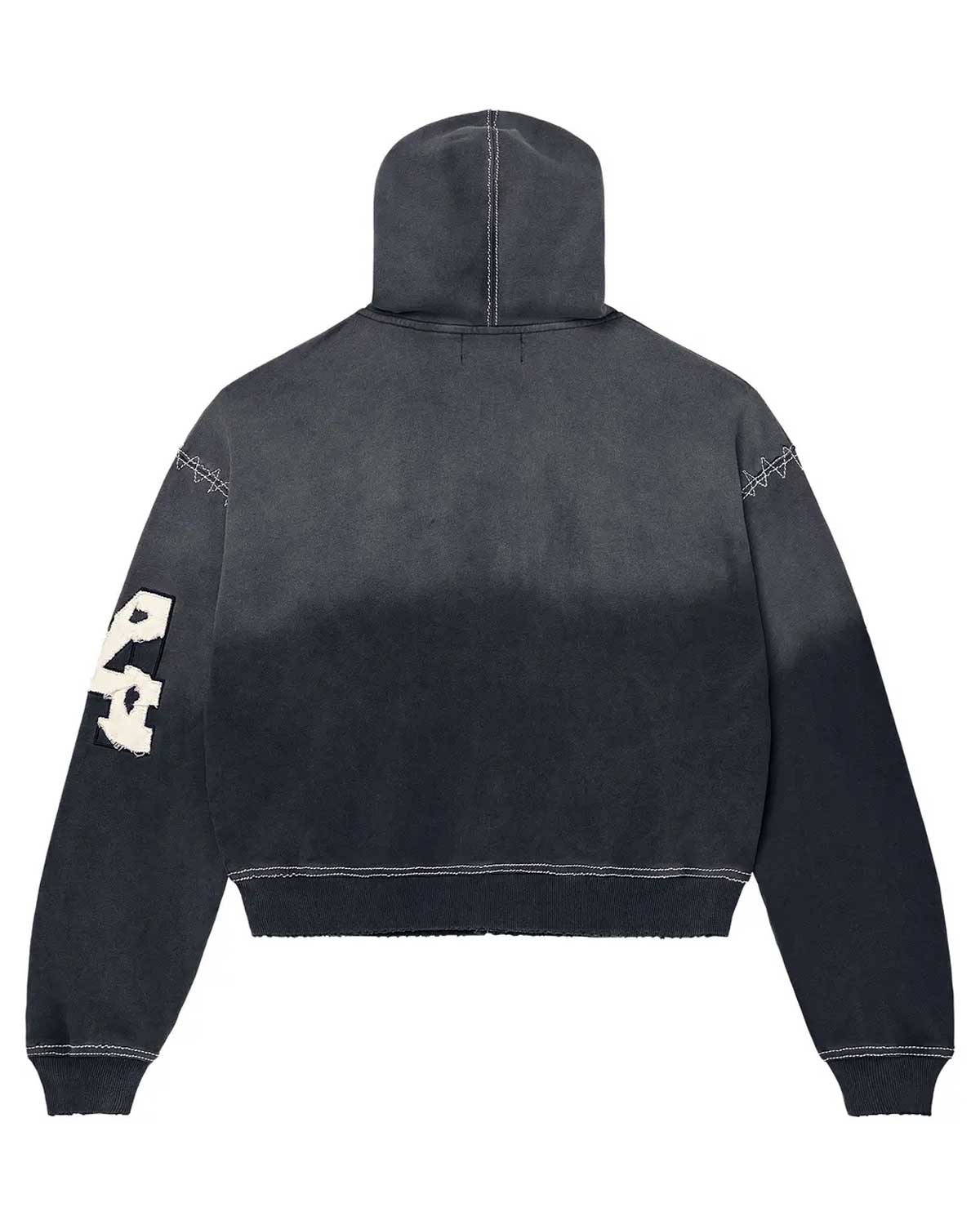 Vale "Religion" Black Zip-Up Hoodie