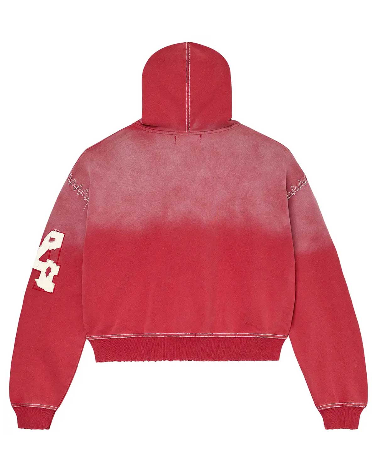 Vale "Religion" Red Zip-Up Hoodie