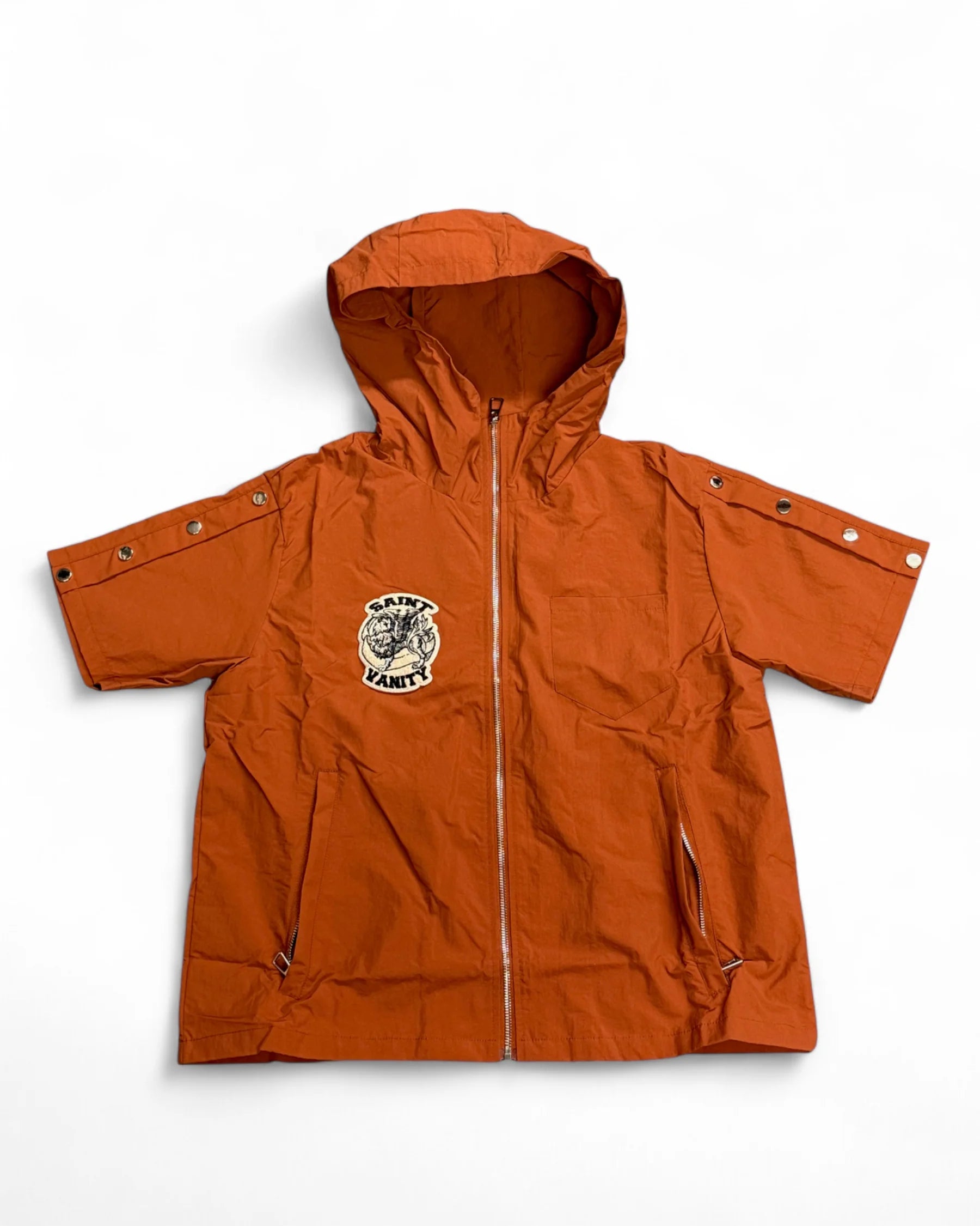 Saint Vanity "Orange" Nylon Top