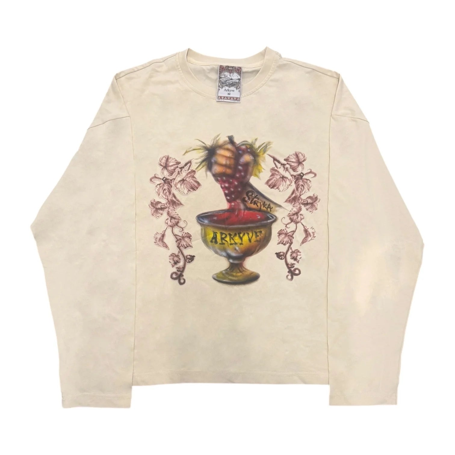 Arkyve x Stryka "Wine Label" Long Sleeve