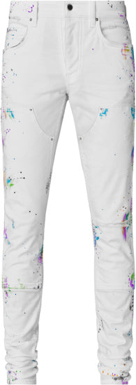Amiri "Painter Workman" White Jeans