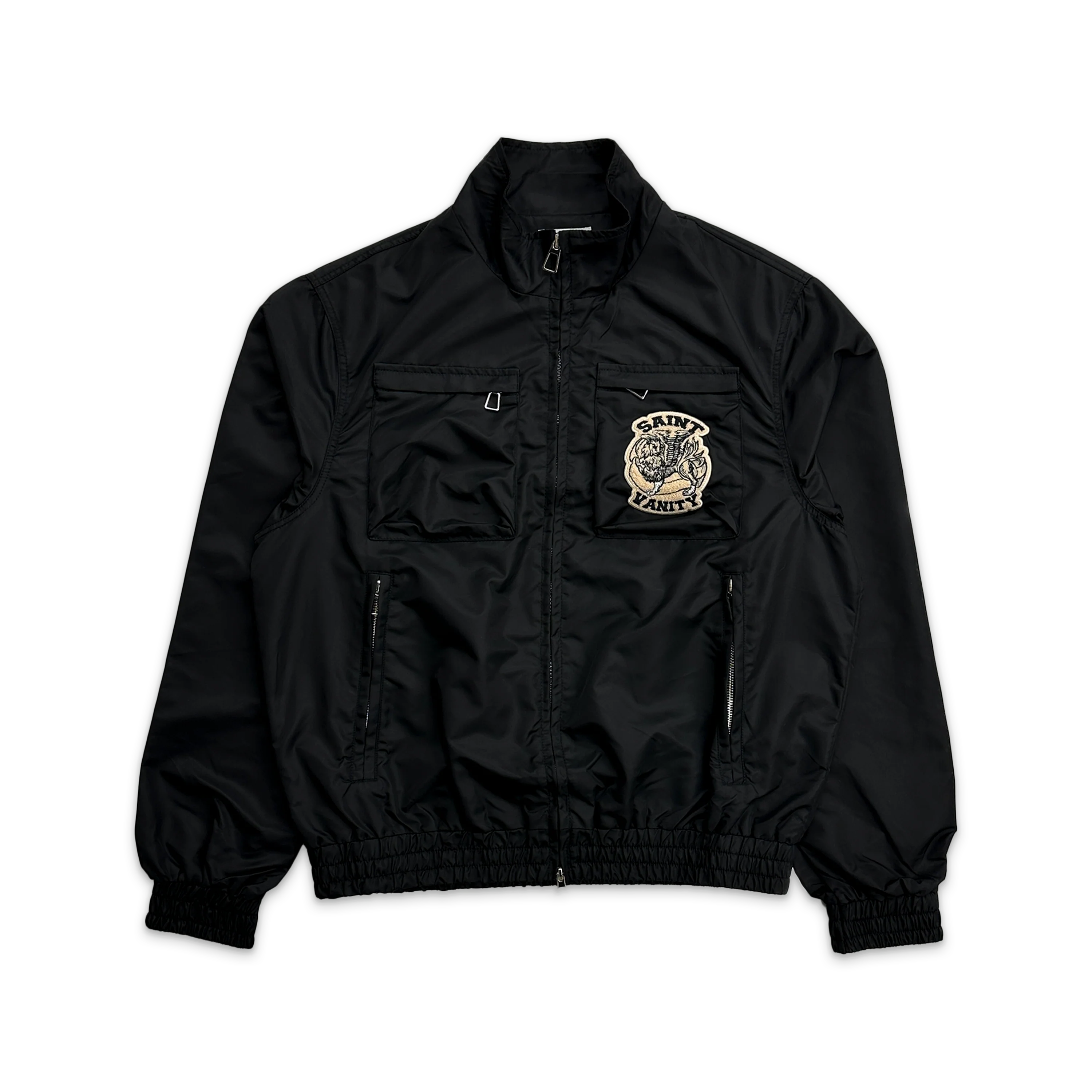 Saint Vanity "Black" Cargo Nylon Jacket