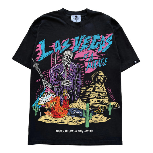 Warren Lotas "Las Vegas Is A Mirage" Black Shirt