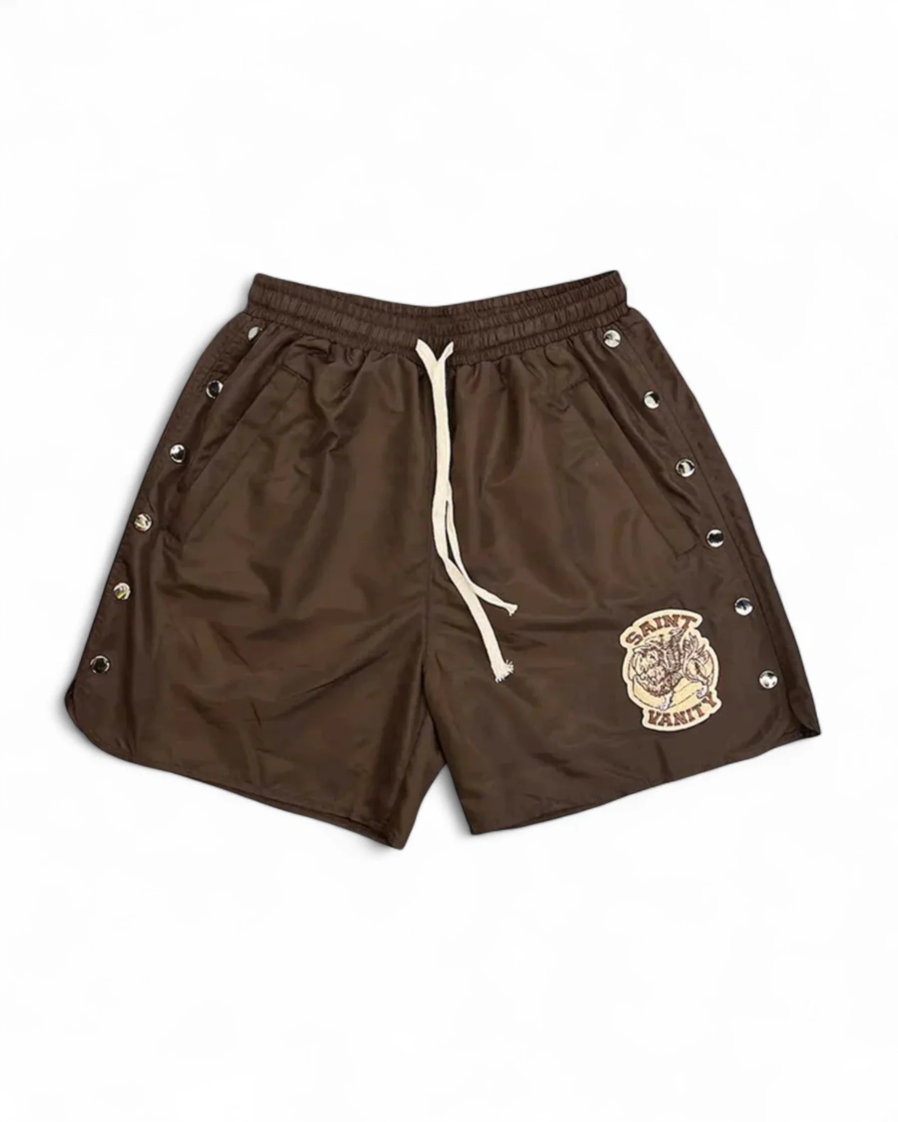 Saint Vanity "Brown" Nylon Shorts