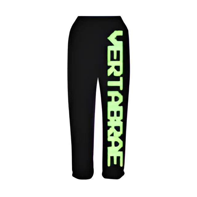 Vertabrae Black/Lime (Glow In The Dark) Sweatpants