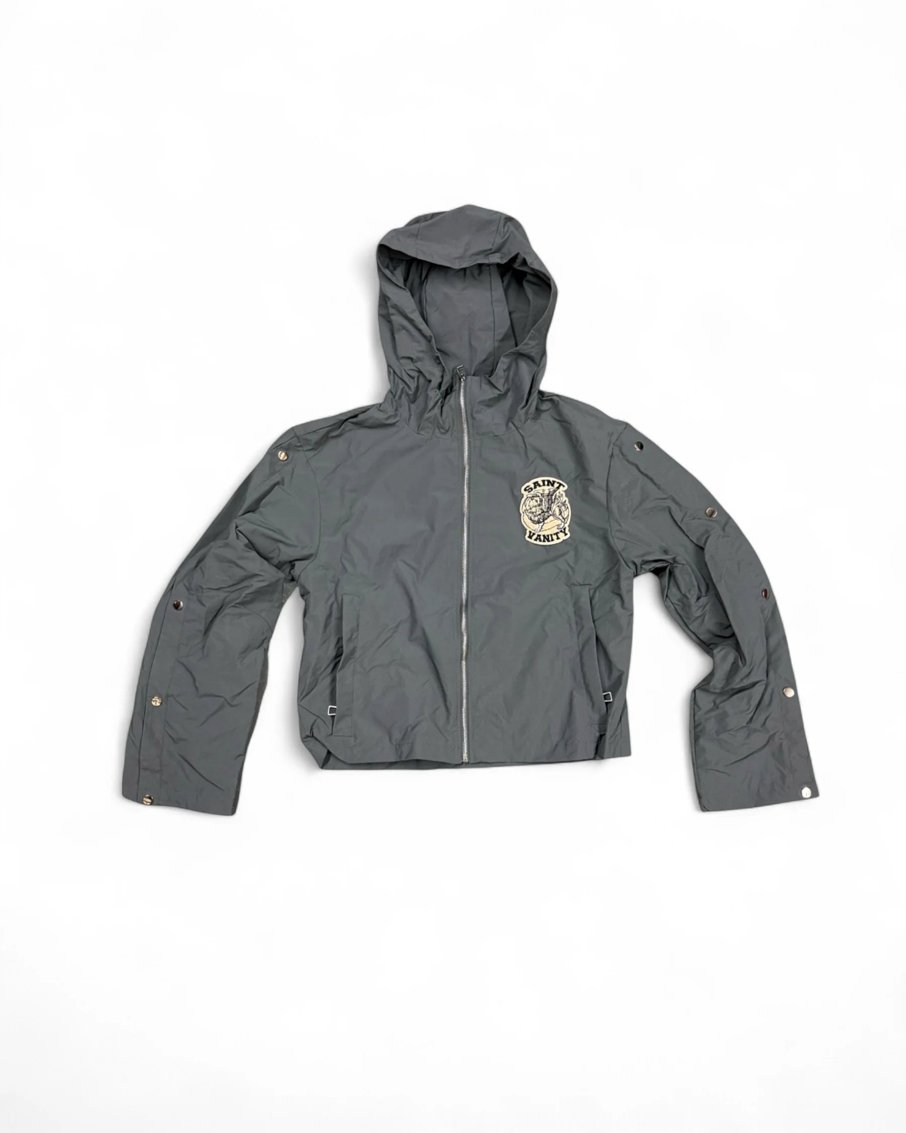 Saint Vanity "Grey" Nylon Top