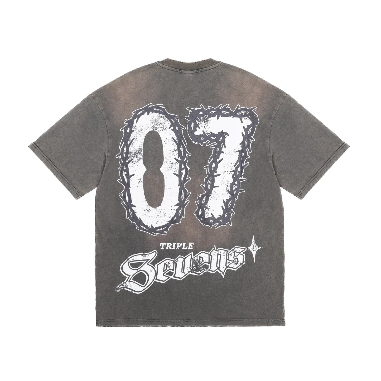 Triple 7 "NY Savior" Grey T-Shirt