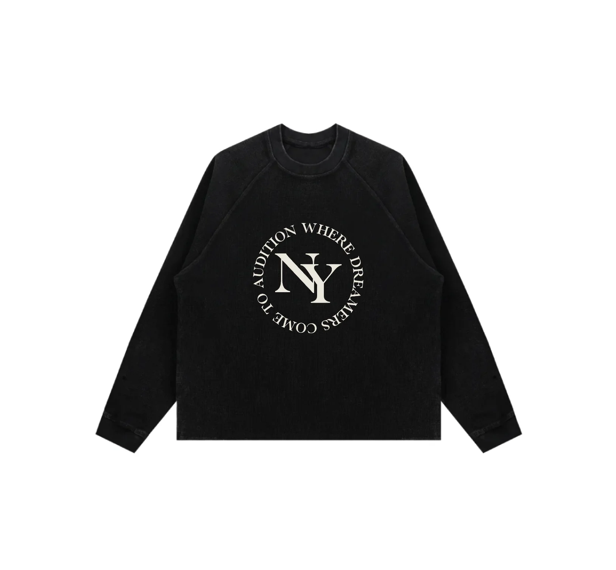 A New York Day "Dreamers" Long Sleeve Thermal (Black)