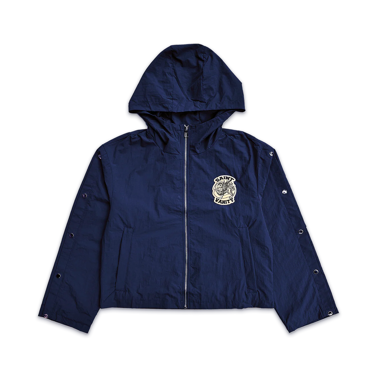 Saint Vanity "Midnight Blue" Nylon Hooded Jacket