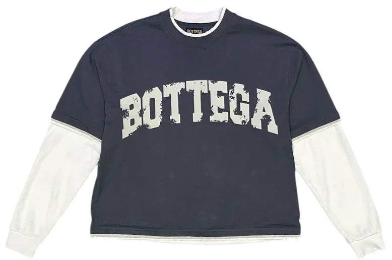 Bottega Desires "WAR" Navy Longsleeve
