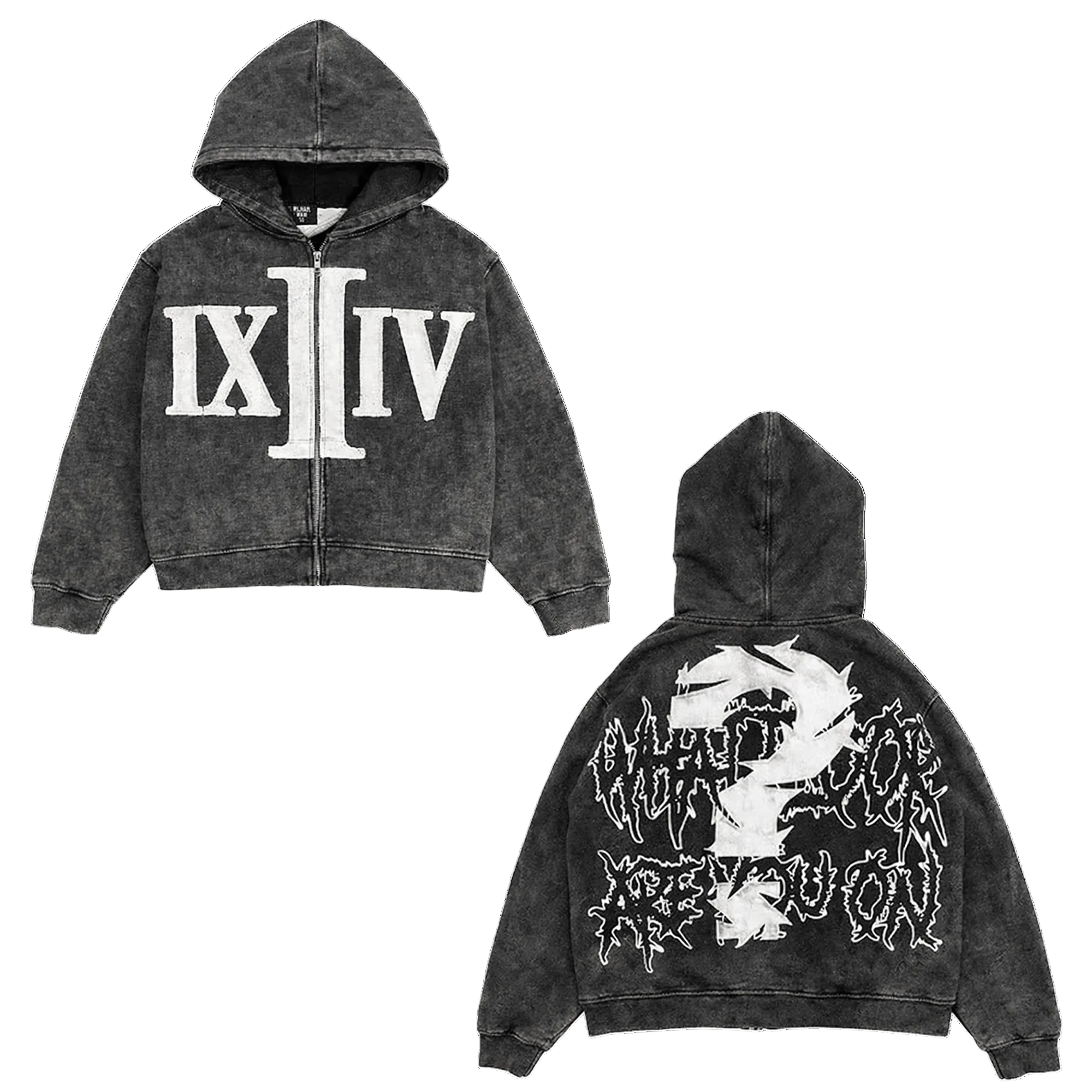 Floor 914 "Numeral" Zip-Up Set
