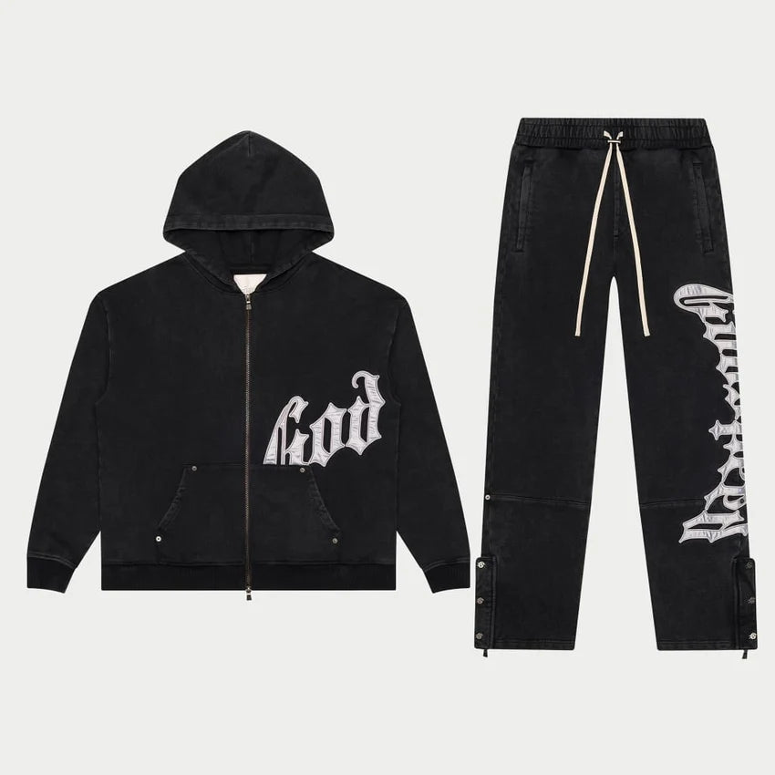 Godspeed (Black/Silver) Full Sweatsuit