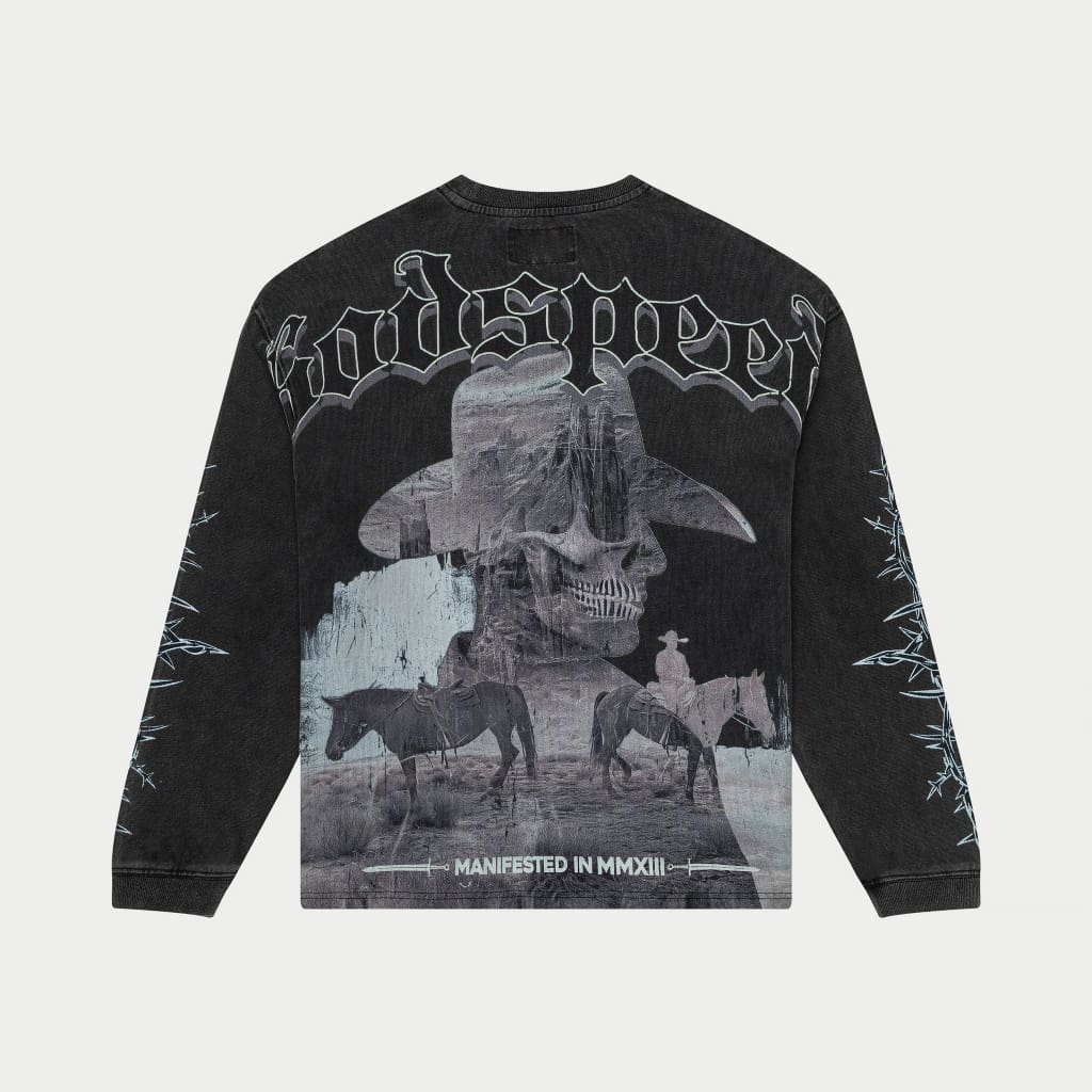 Godspeed "Once Upon A Time" Black Washed Long Sleeve
