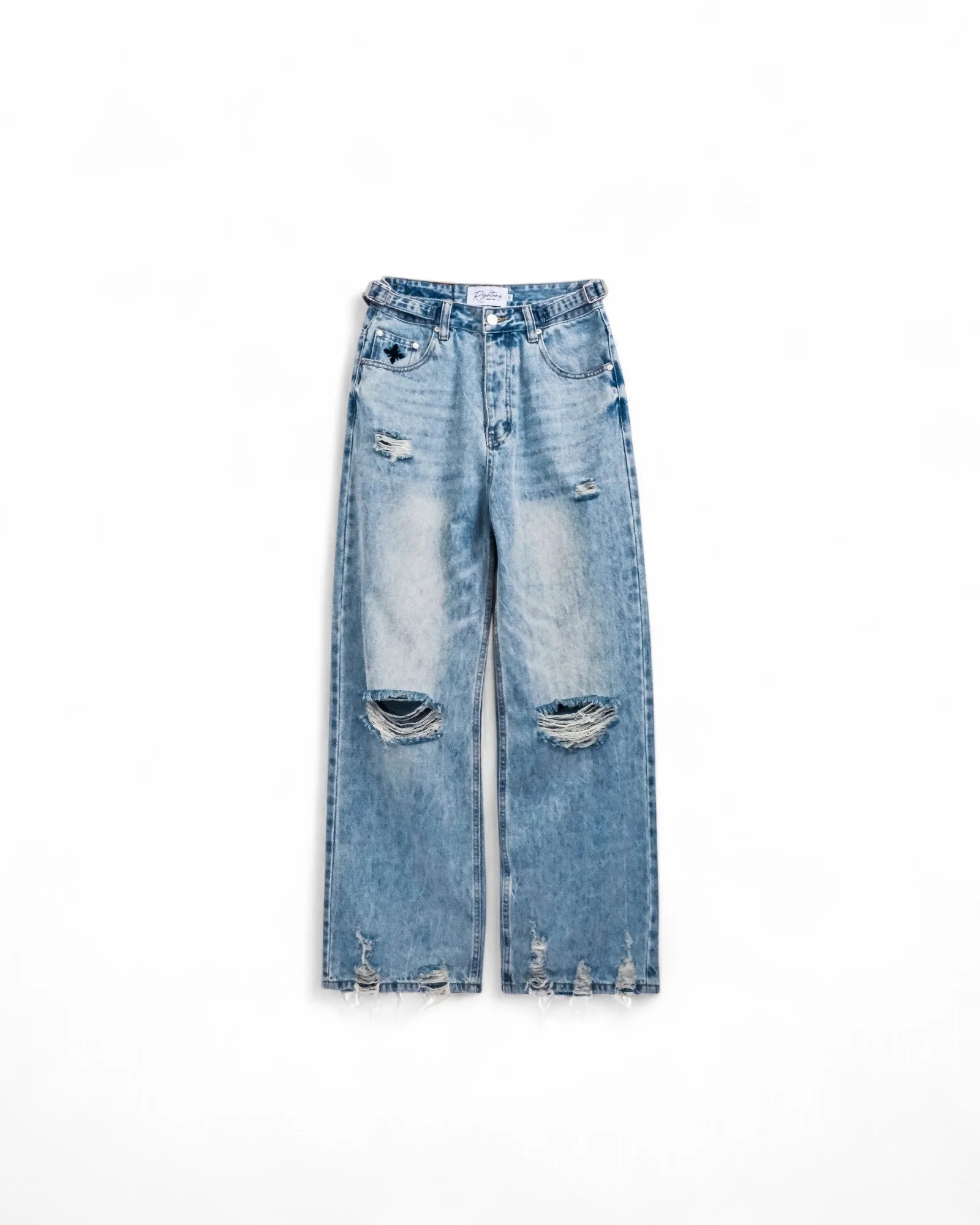 We Are Righteous "Thrashed Baggy" Denim Jeans