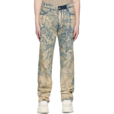 RTA Jeans "Blue & Beige Jonas Jeans"