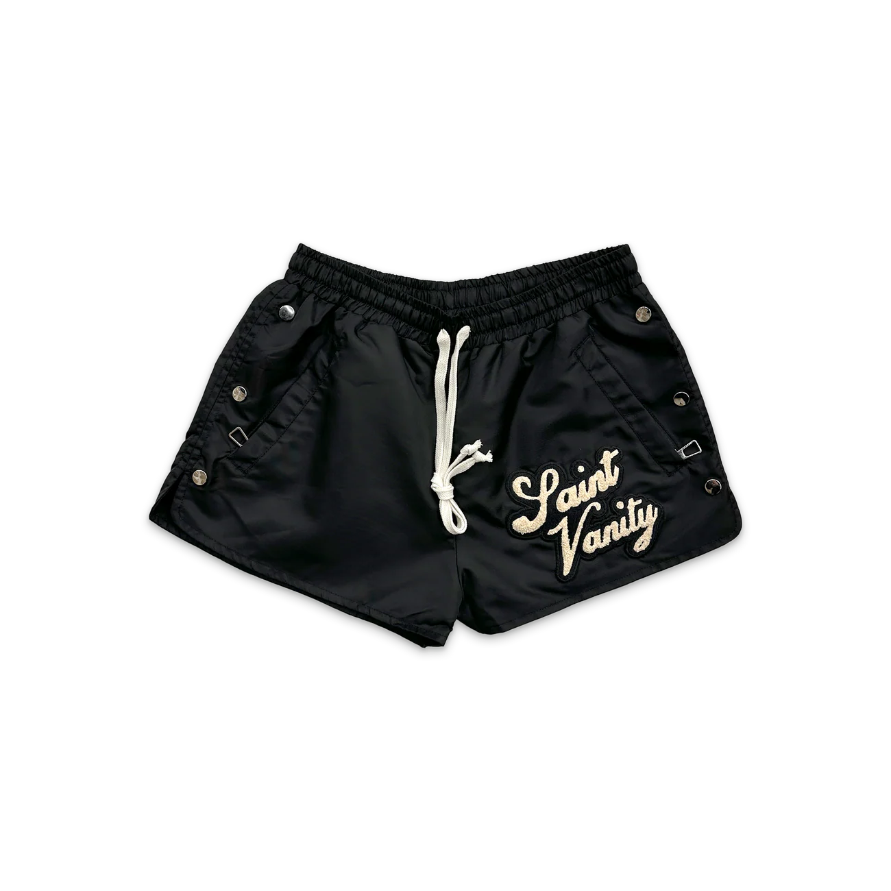 Saint Vanity "Black" Nylon Shorts (Women)