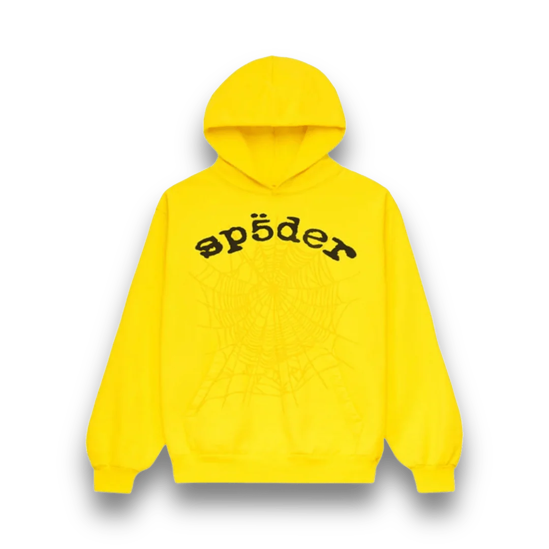 Sp5der "Legacy v2" Yellow Hoodie
