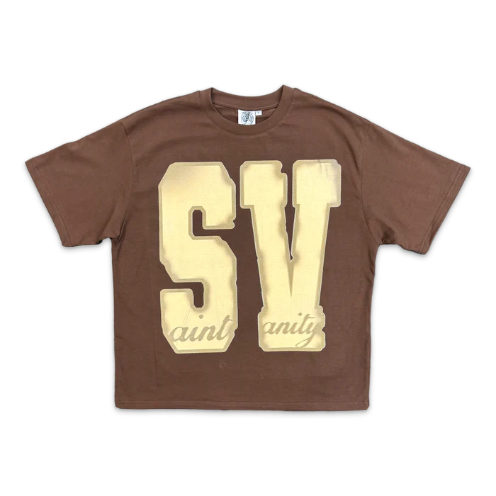 Saint Vanity "SV" Brown T-Shirt