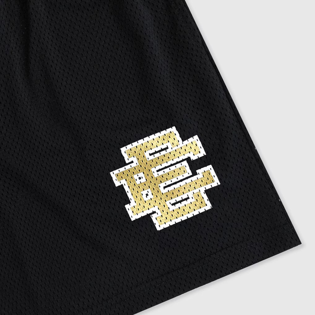 Eric Emanuel "Knicks Finals Champions" Black Mesh Shorts