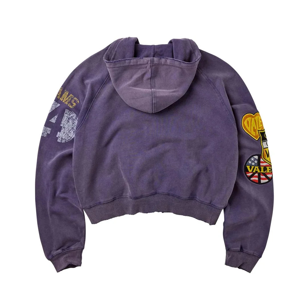 Vale "Army" Purple Zip-Up Hoodie