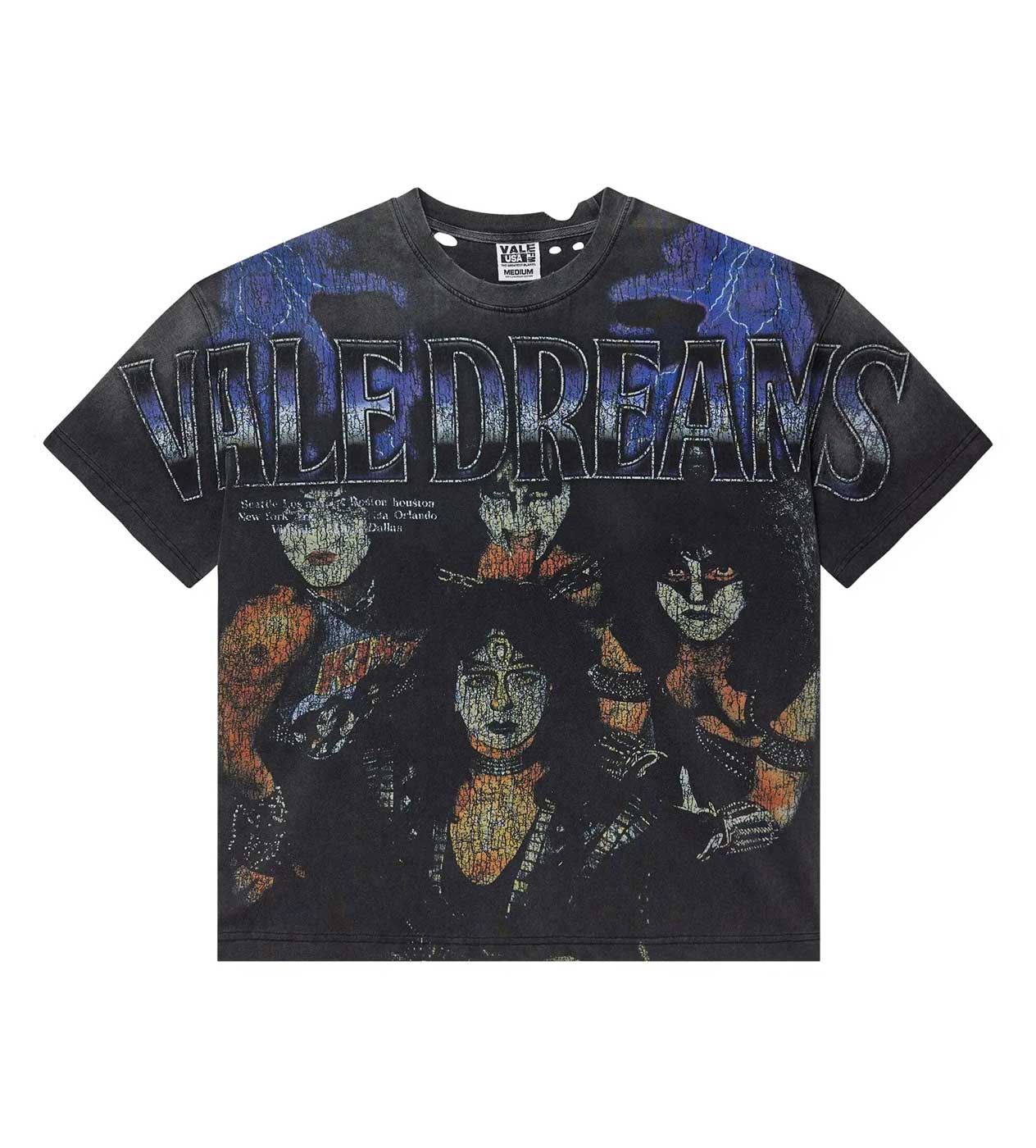 Vale "Kiss" Black T-Shirt