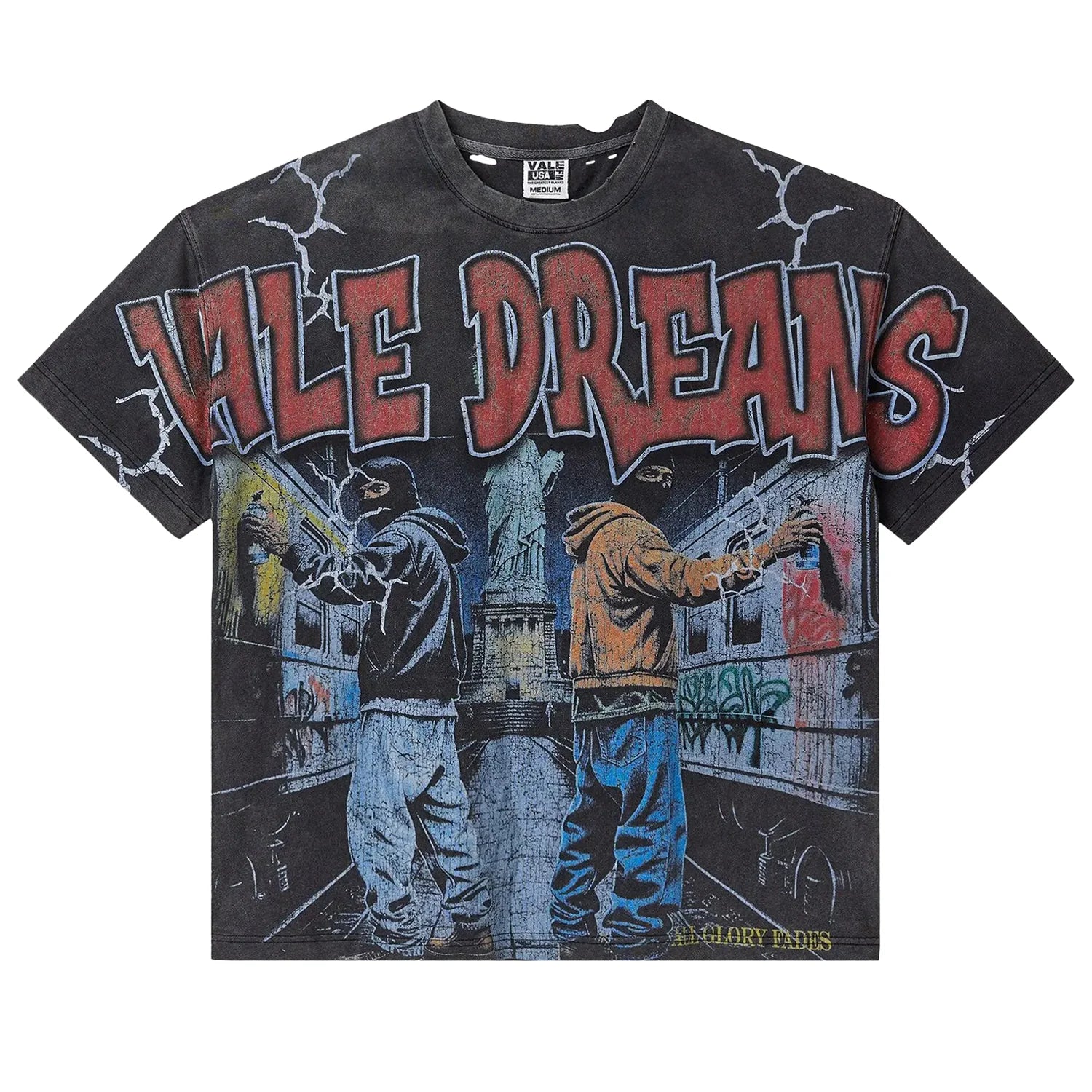 Vale "Tag Big" Black T-Shirt