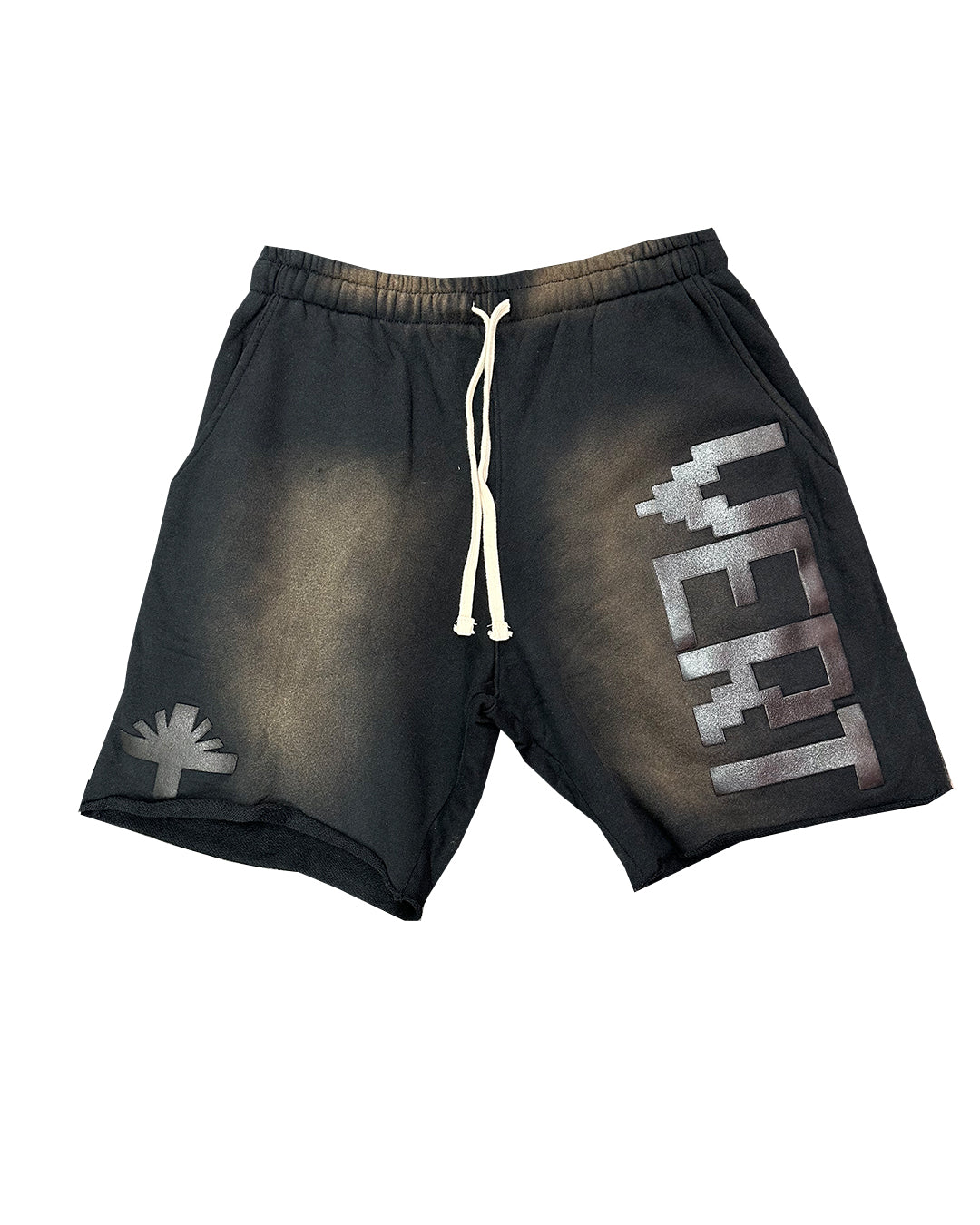 Vertabrae Sweat Shorts Black